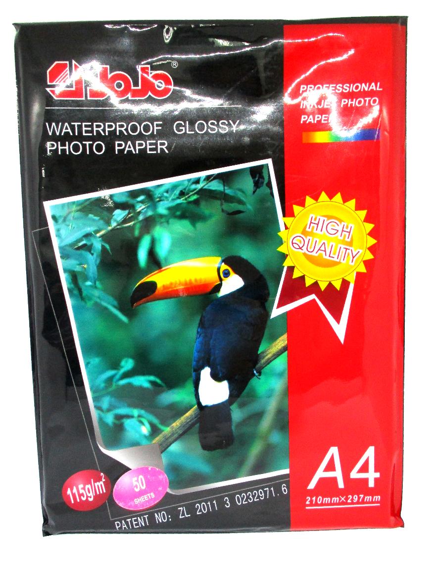 50 Sheets Jojo Photo Paper 115gsm waterproof Glossy photo paper size A4