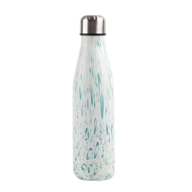 Double Walled Vacuum Flask Insulated Stainless Steel Water Bottle Leak ...