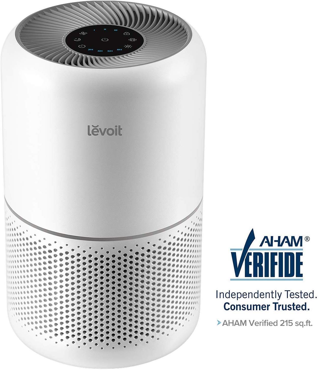  LEVOIT Air Purifiers for Home Large Room with HEPA Filter,  Cleaner for Allergies and Pets, Smokers, Mold, Pollen, Dust, Quiet Odor  Eliminators for Bedroom, Smart Auto Mode, LV-H135, White : Home