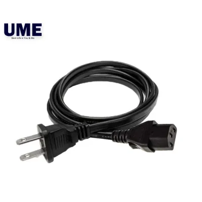 AC CPU Power Cord US Plug 2 Pin for PC Computer Printer Monitor Rice Cooker etc UH2PV50 1.2 UME