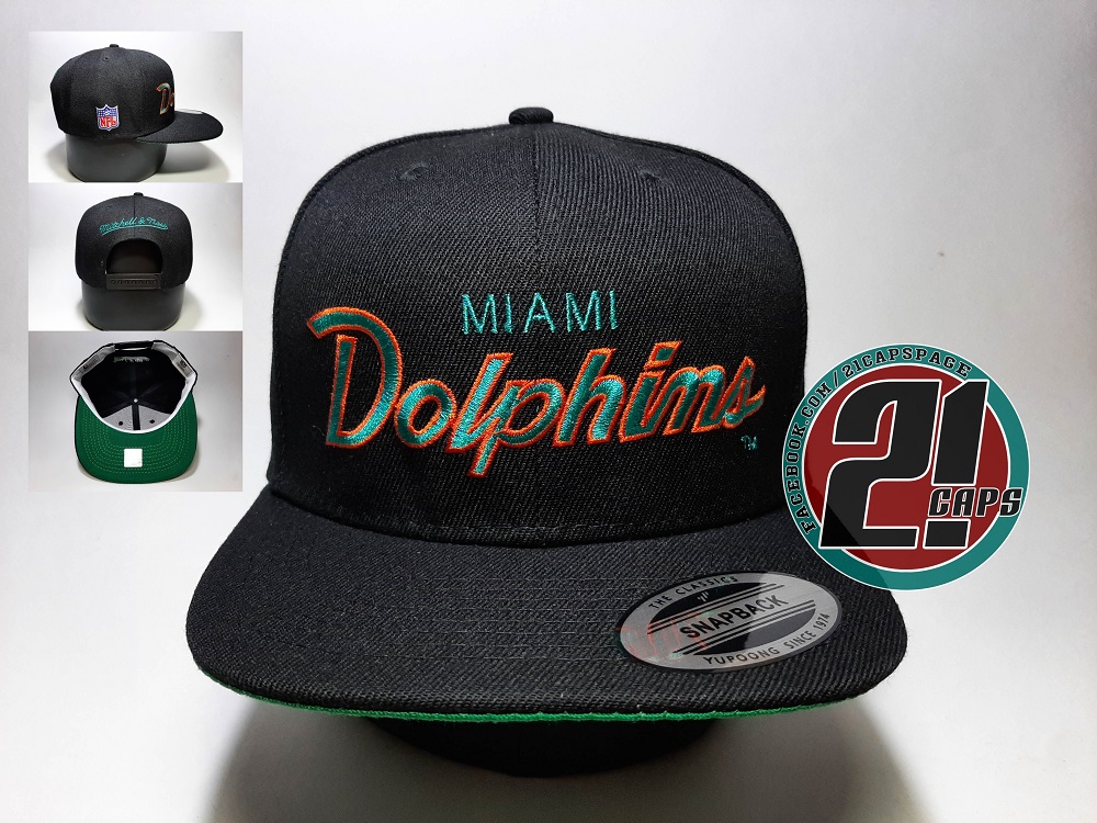 miami dolphins snapback black