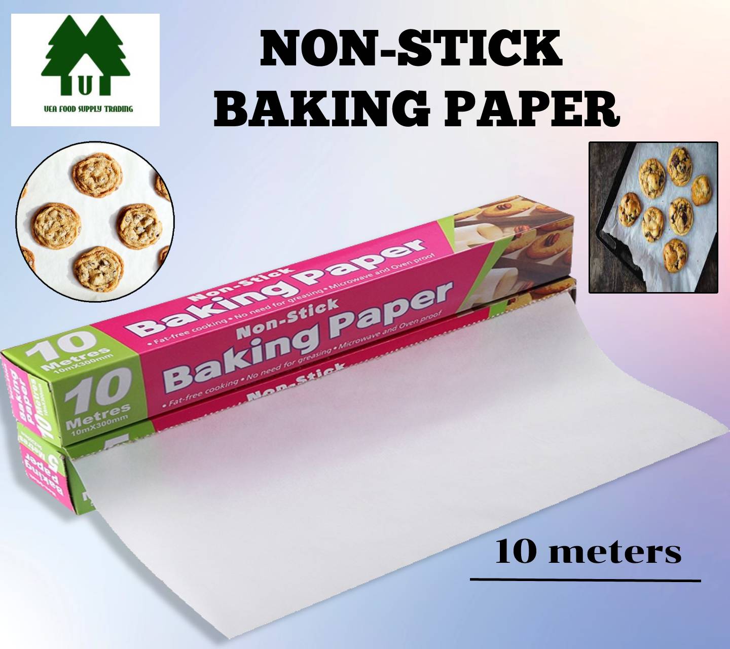 5m   10m Baking Paper Non Stick 