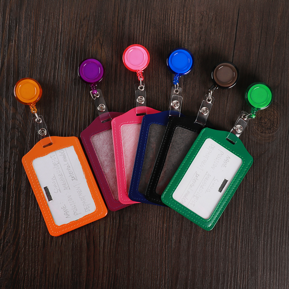 Worker Tag Safety Badge Case Office Supplies ID Card Holder Protective Shell 