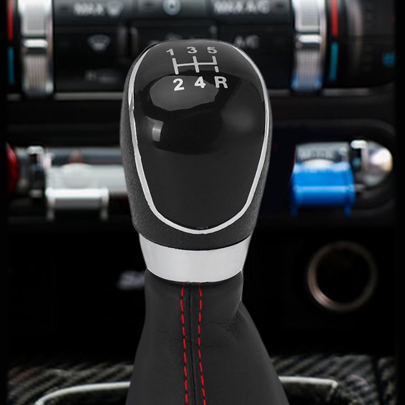 5 Speed Gear Stick Shift Knob & Dust Boot Cover for Ford Focus MK2 2005-2012