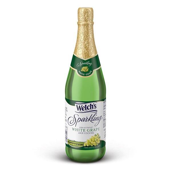 Welch's Sparkling NonAlcoholic White Grape Juice Cocktail 750ml