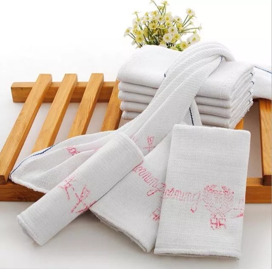1Pcs Goodmorning Towel Hand/Face/Back Towel (Blue line) 75x34cm Lazada PH