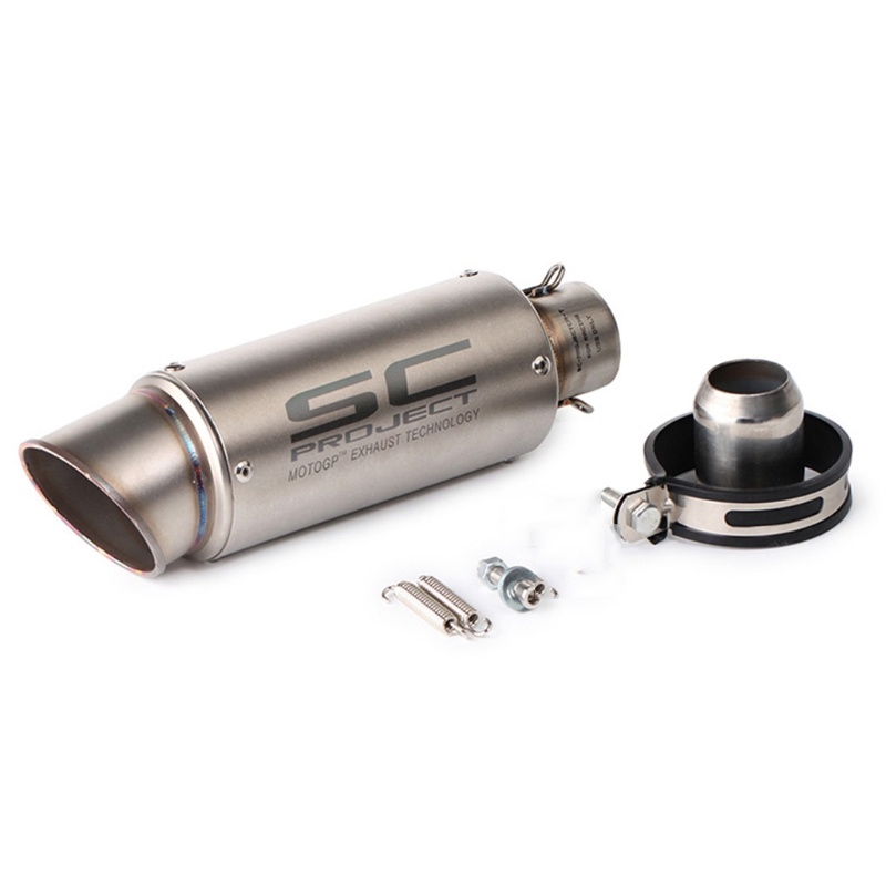[IN STOCK] Open Muffler SC Project Canister Full System Exhaust For