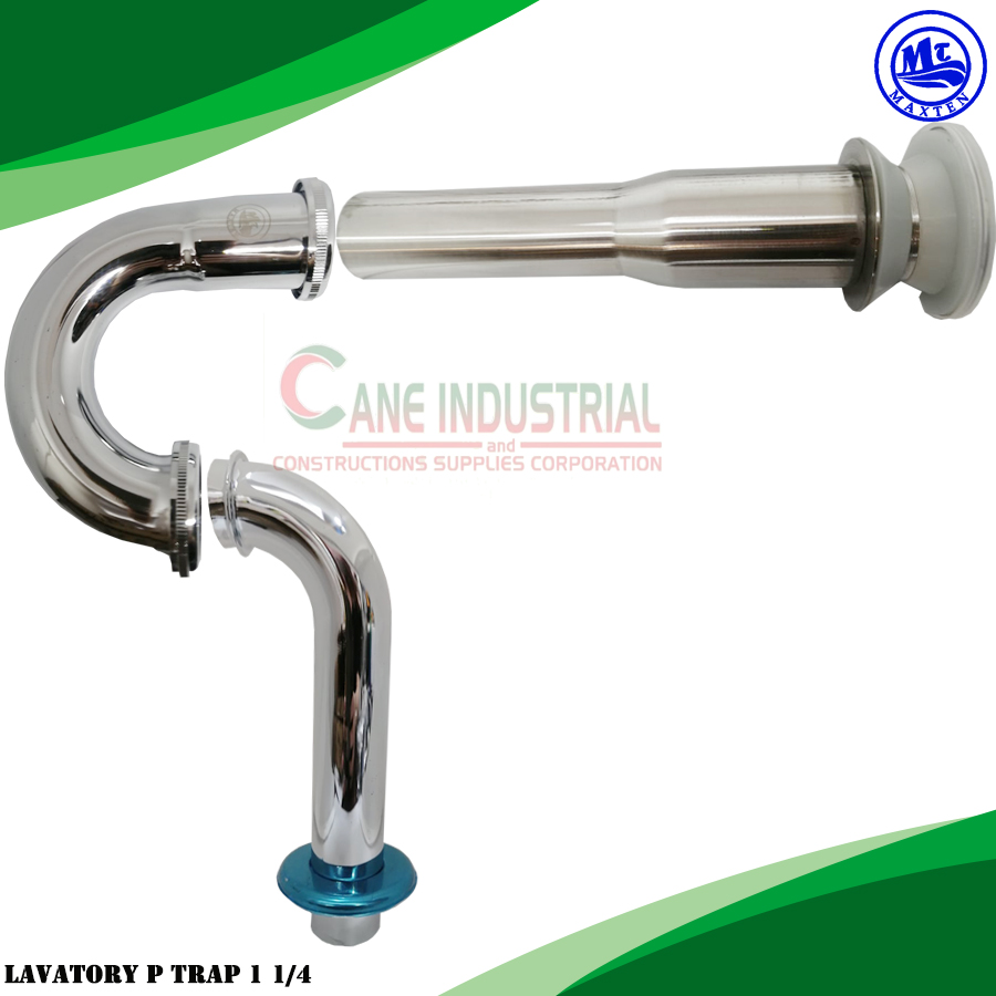 Pure Stainless Lavatory P Trap 11/4 W/POPLUG Lazada PH