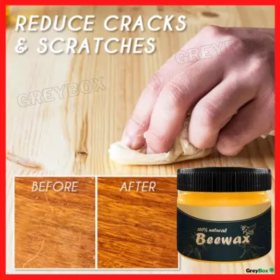 Authentic Beewax Furniture Care Polishing Wood Polish Polisher Waterproof Water-Resistant Wax, Polishing Compound Wax Floor Seasoning Furniture Wrap Care Magic Repair Wood Cleaner and Polish Wipes Multipurpose Natural Complete Furniture Care Solution