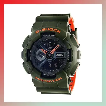 g shock green orange