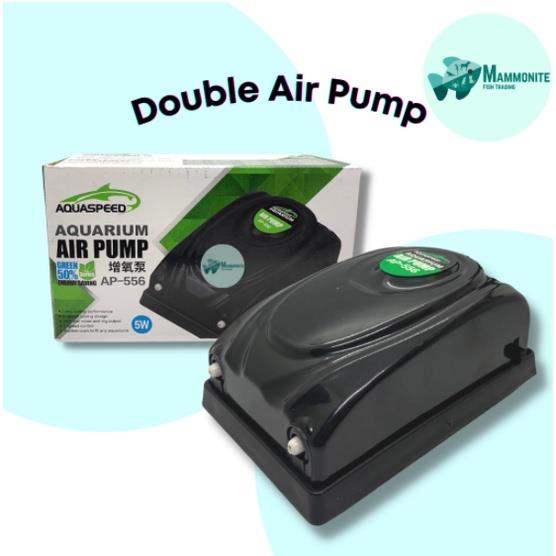 bJodjRqP Aquaspeed Aquarium Single Double Air Pump Oxygen AP226 AP556 2