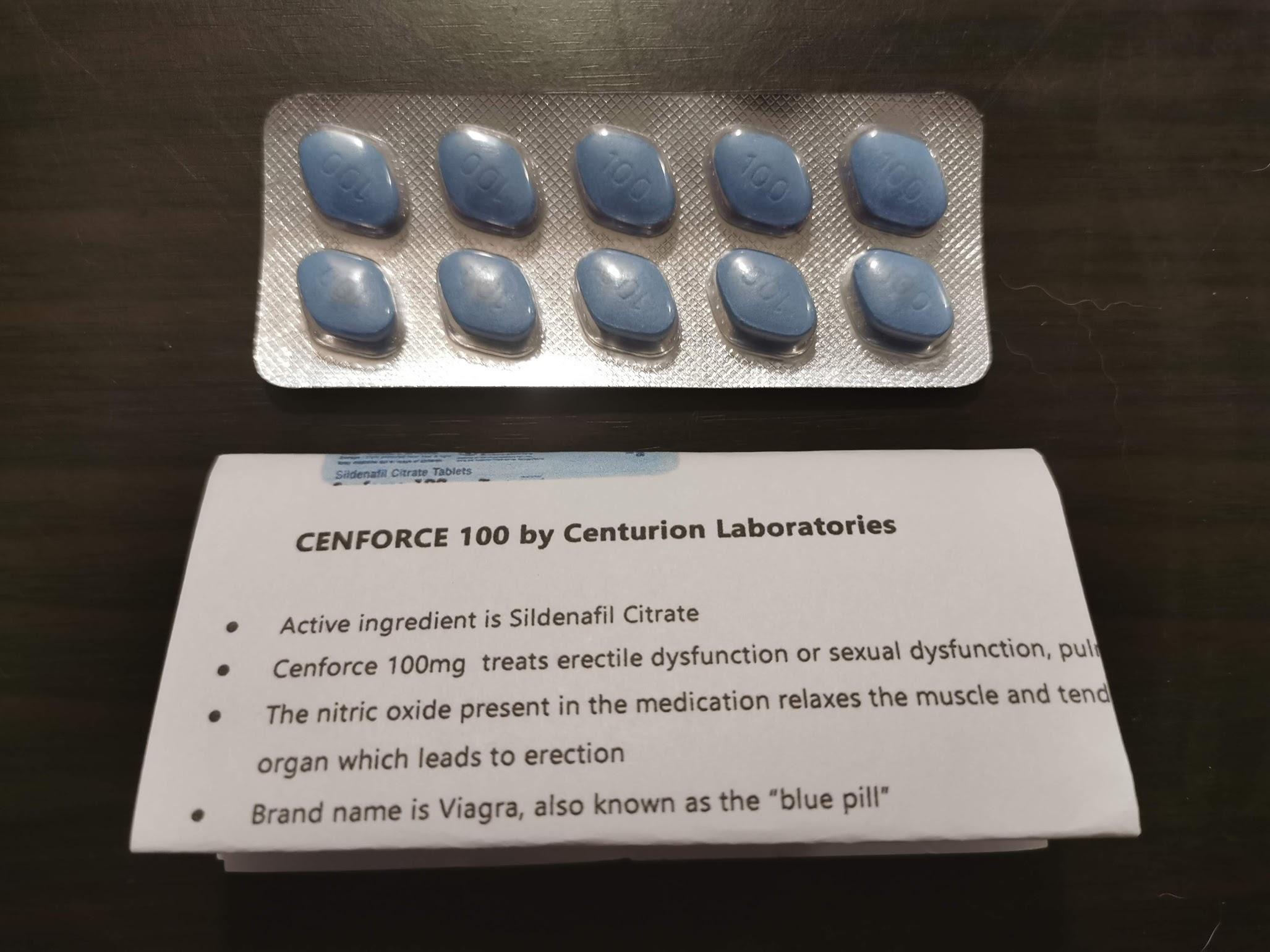 CENFORCE 100mg x 10 tablets (Male Sex Enhancer / Booster for Men) review and price