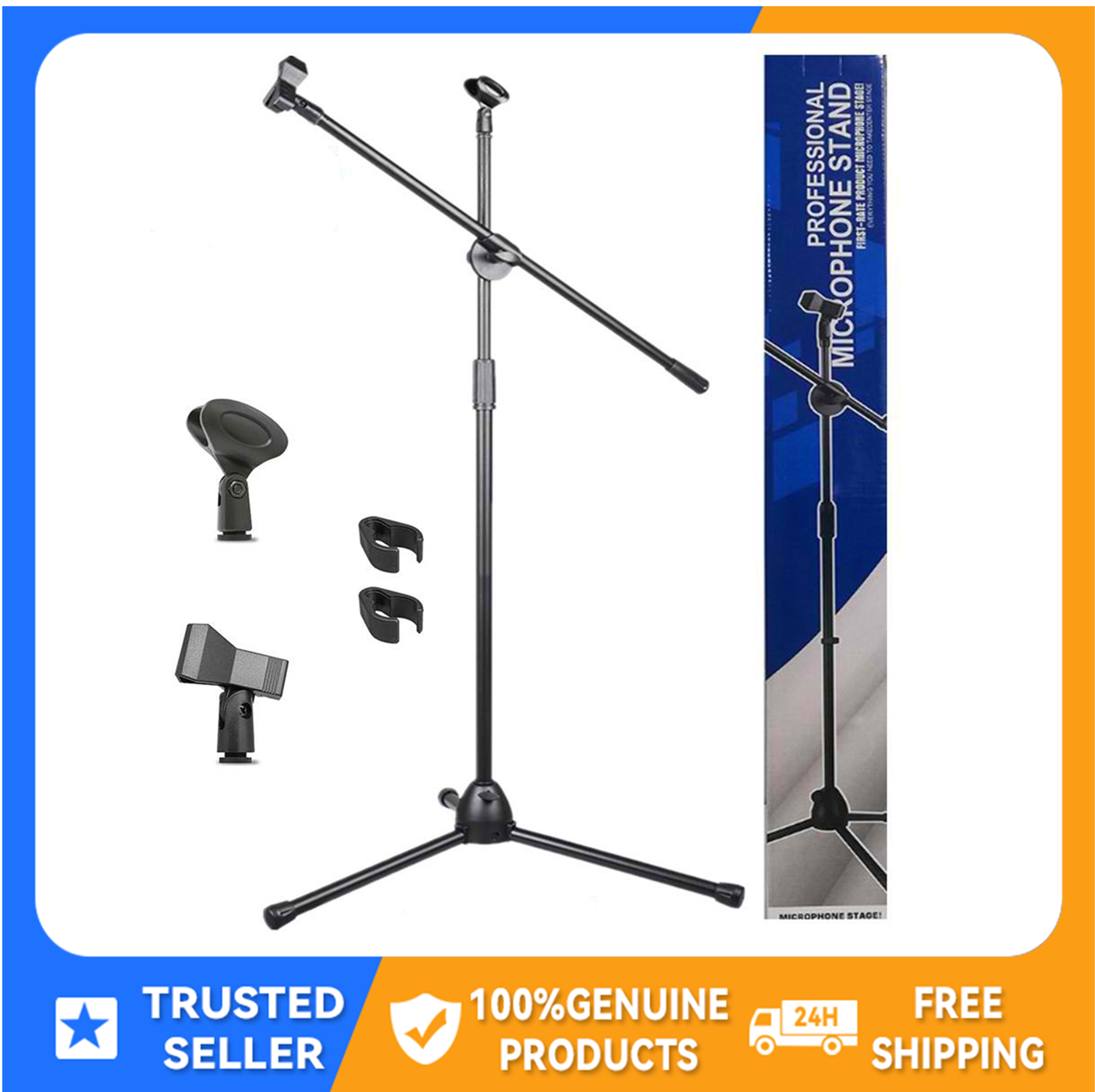 Supermax Microphone Stand, High Quality Heavy Duty Adjustable