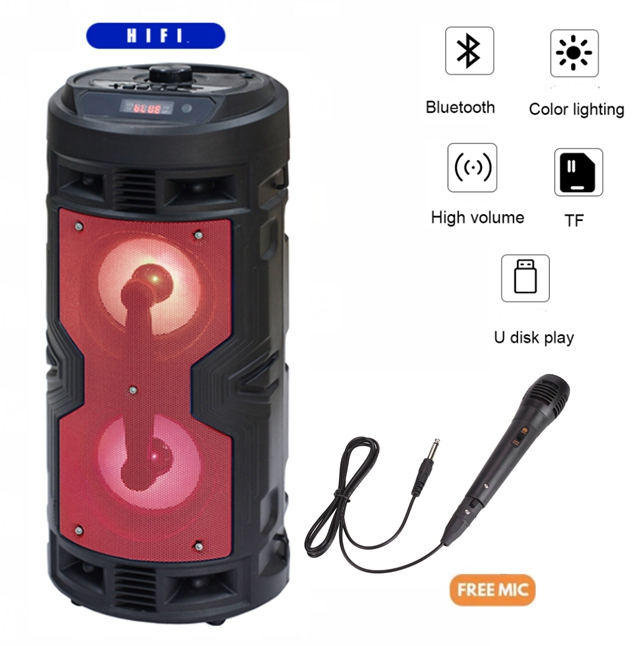 SK1201 SK1039 HiFi Karaoke Wireless Stereo Portable DISCO Light Dual