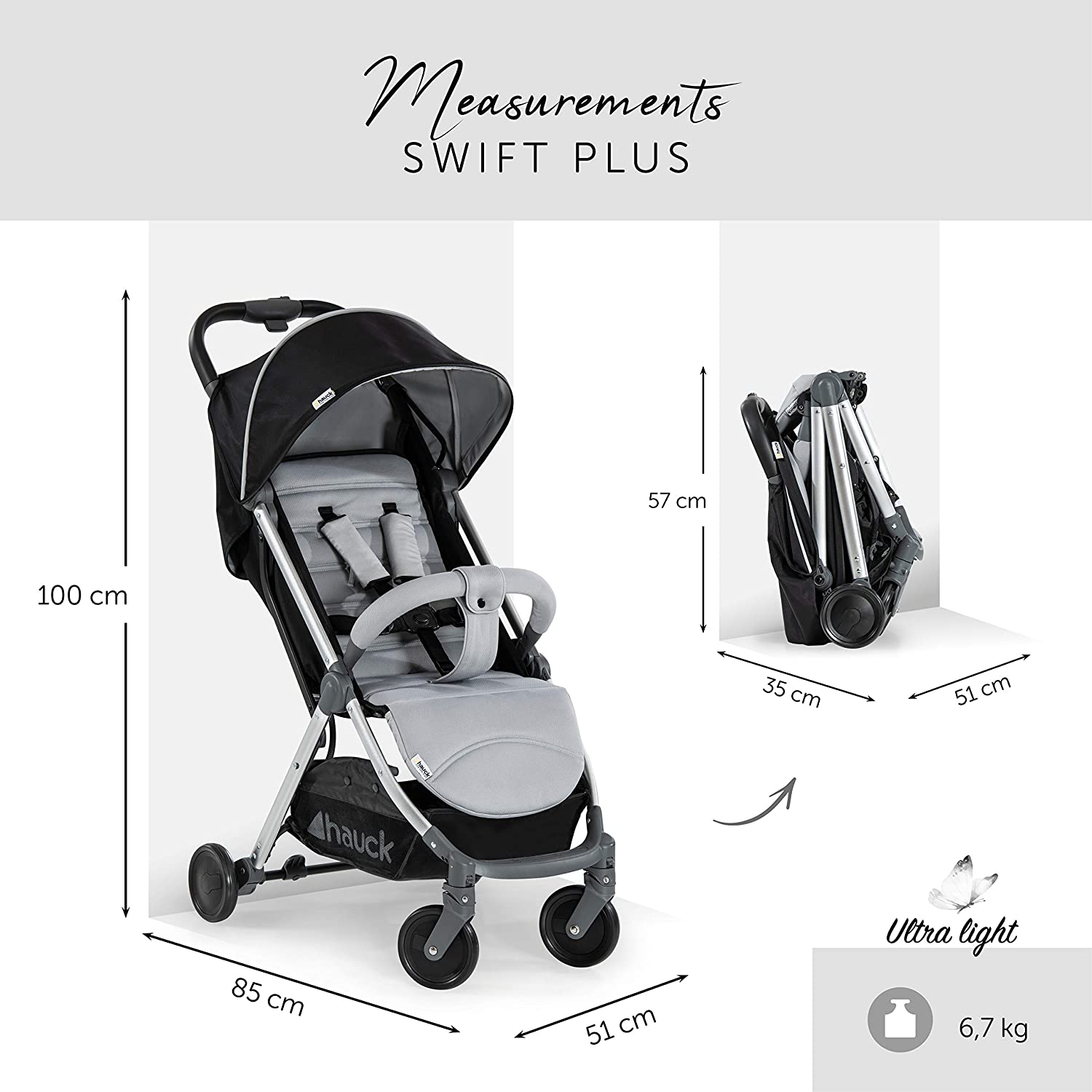 hauck swift plus buggy