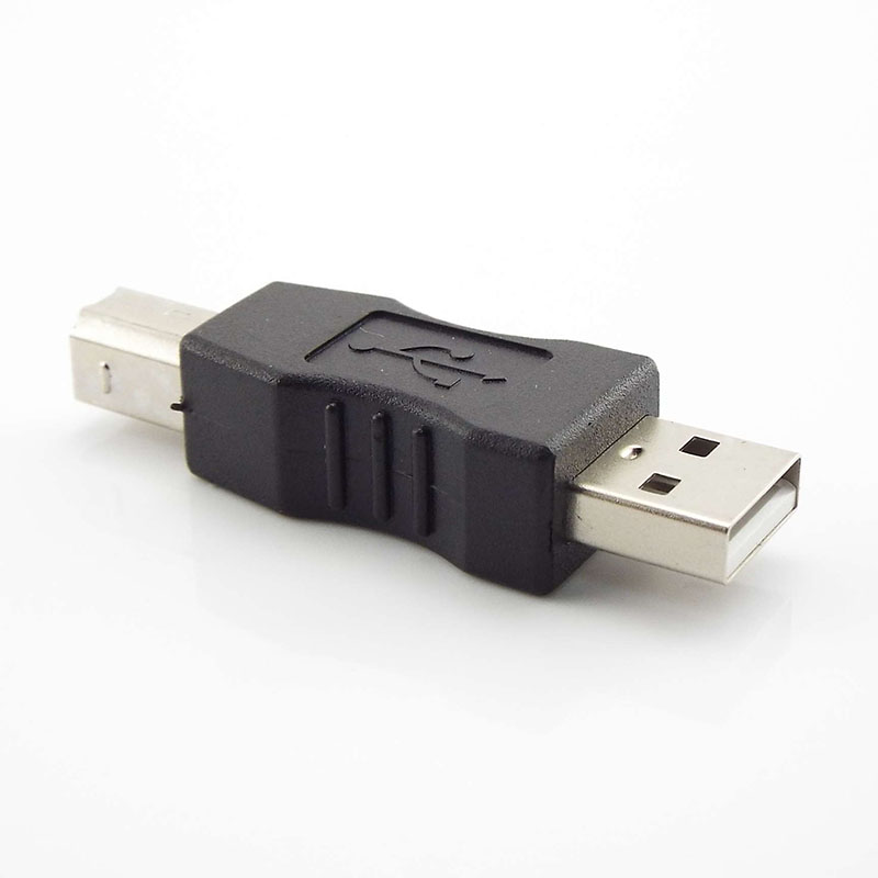 USB 2.0 Type A Female toType B Male Converter Connector Retail Port ...