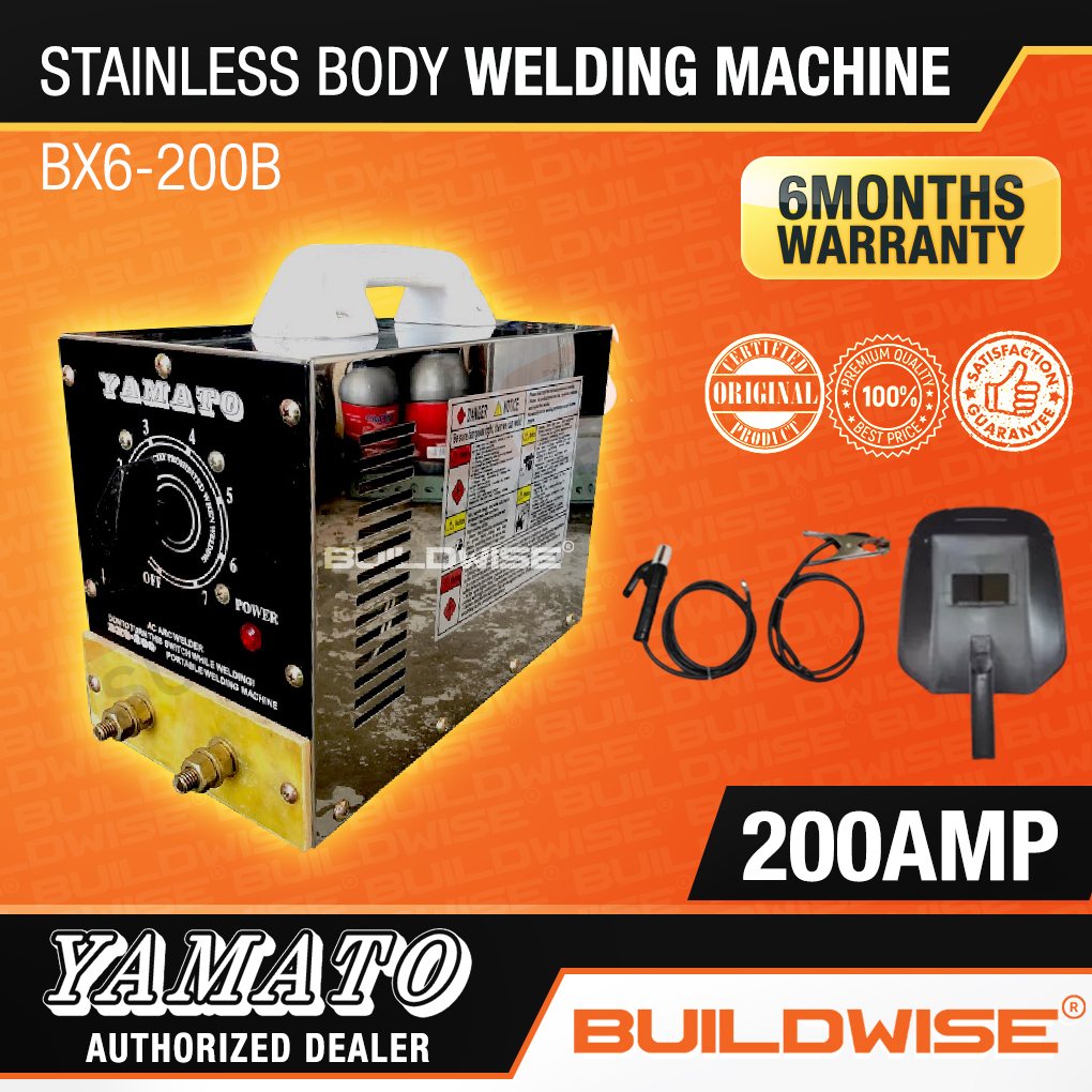 Yamato Welding Machine 200amp BX6200B「BUILDWISE®」 Lazada PH