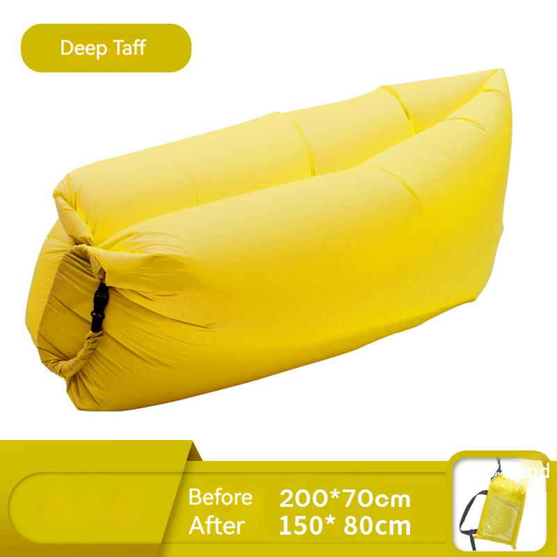 Inflatable Sofa Outdoor Sleeping Sofa Banana Sleeping Bag Portable Air