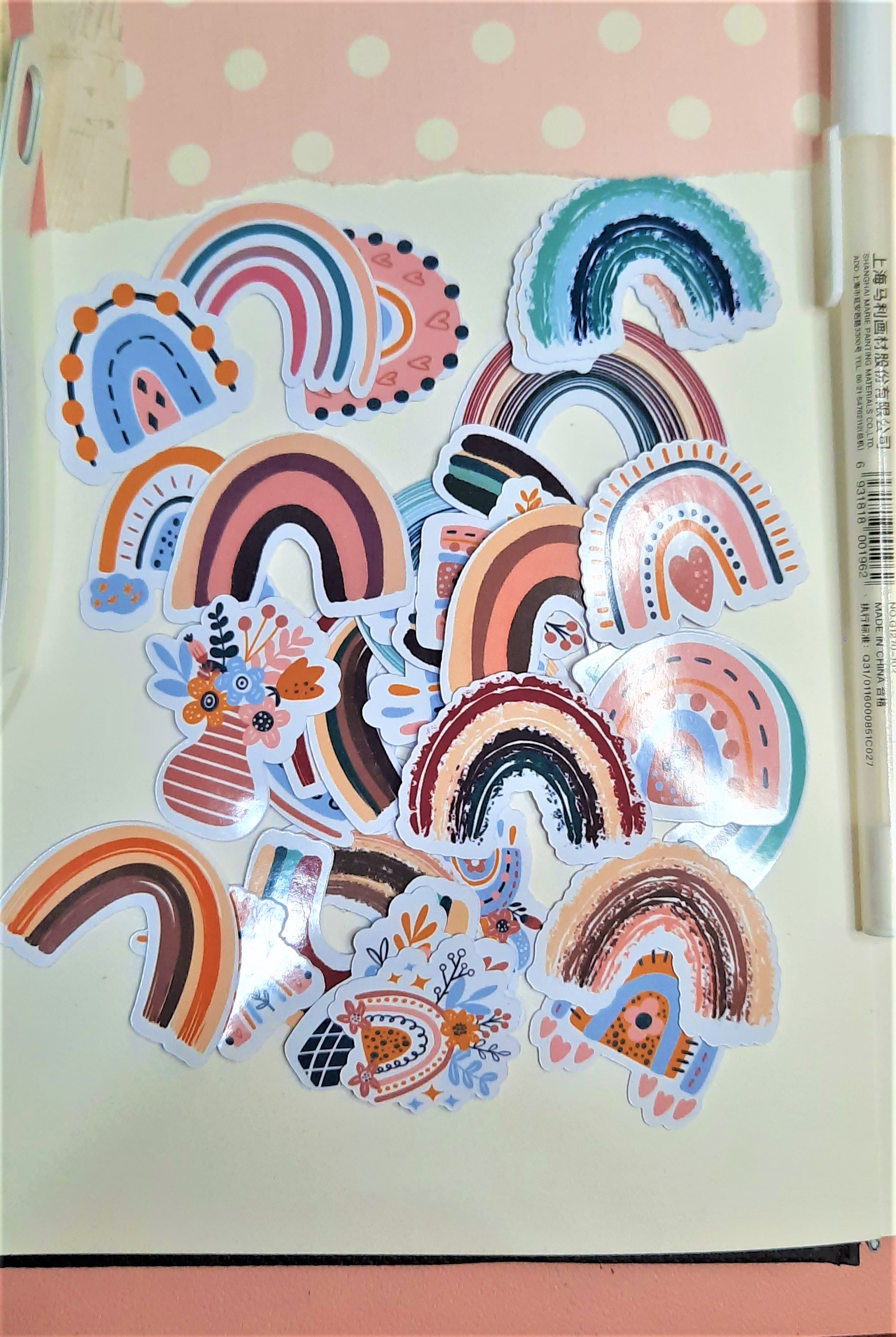 Boho Rainbow Stickers Lazada PH
