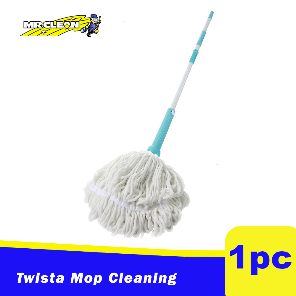 Twist Mop, Self-wringing Wet Mop For Floor Cleaning, Microfiber Ratchet Mop  - Temu Philippines