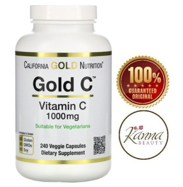 かわいい！ California Gold Nutrition, C ビタミンC 1,000 mg ベジタリアンカプセル 240錠 並行輸入品  notimundo.com.ec