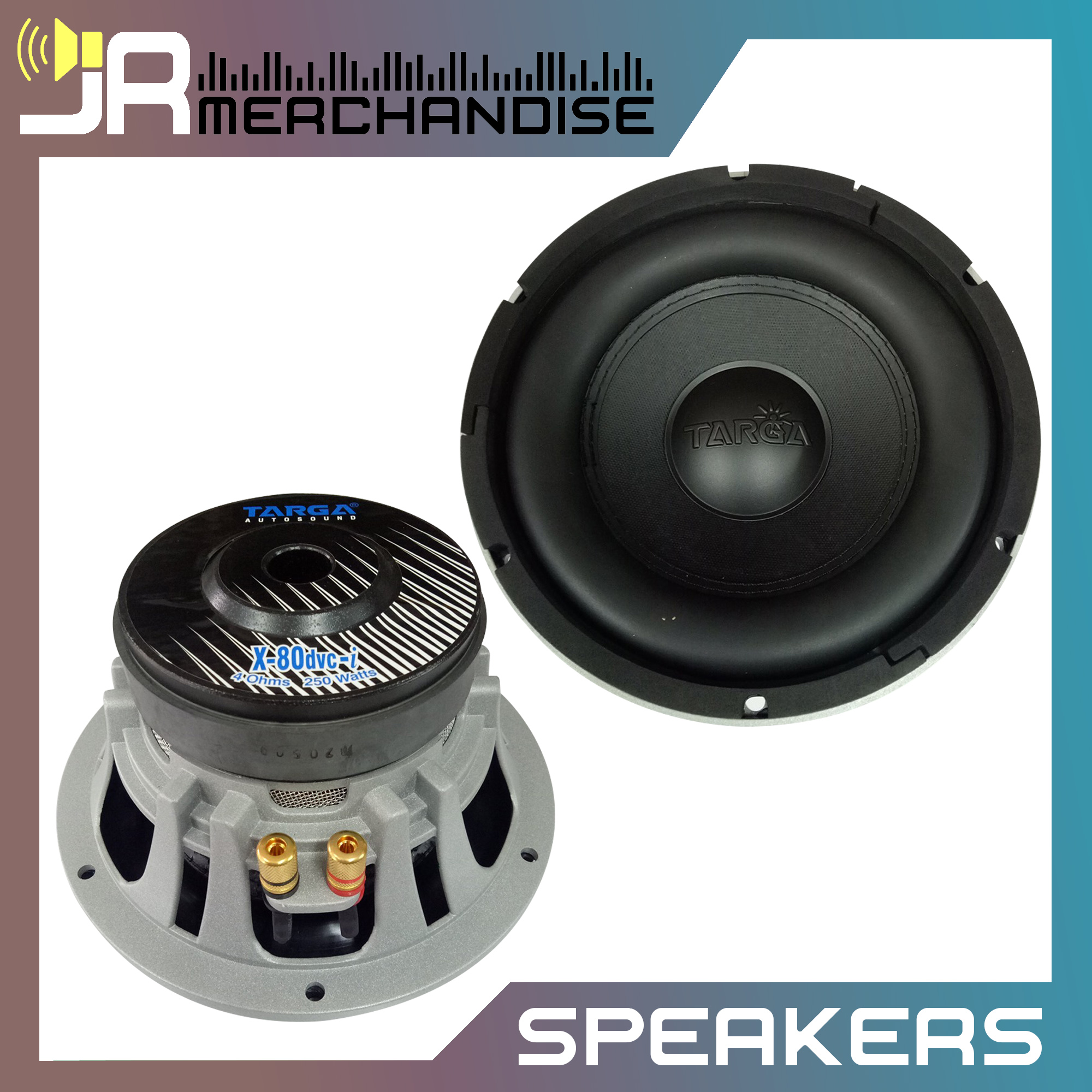 Subwoofer Speaker 4-8 ohms 250 watts w 