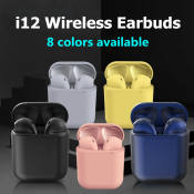 i12 TWS Wireless Earphones with Touch Control and Charging Box
