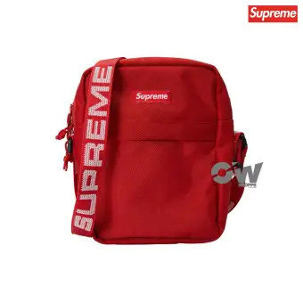 supreme crossbody bag red