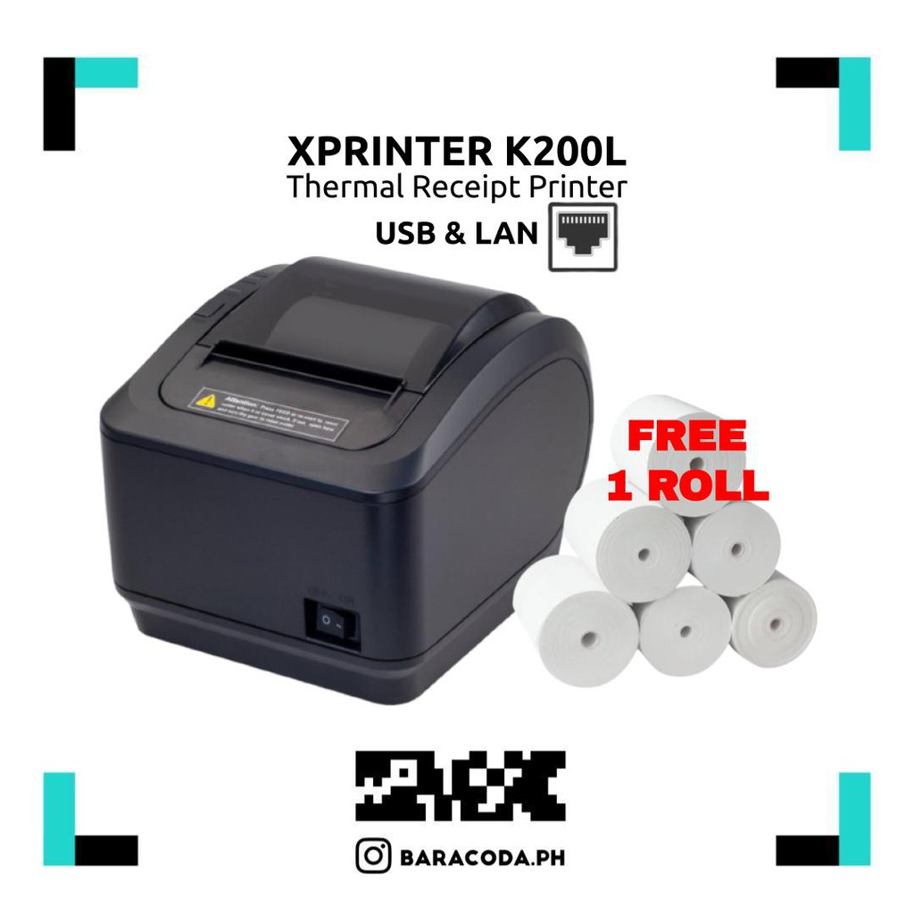 POS printer XPRINTER K200L 80mm Receipt Thermal Printer Lazada PH