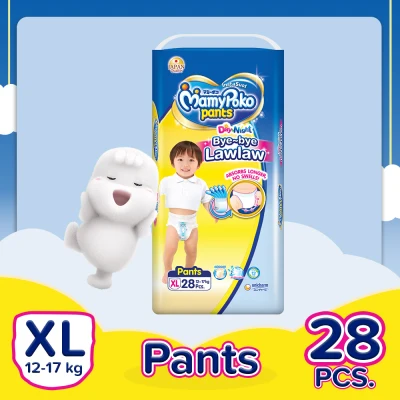 MamyPoko Instasuot XL (12-17 kg) - 28 pcs x 1 pack (28 pcs) - Diaper Pants