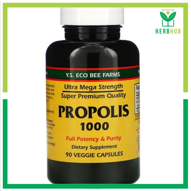 Herb Hub YS Eco Bee Farms, Natureplus Propolis 1000 Full Potency
