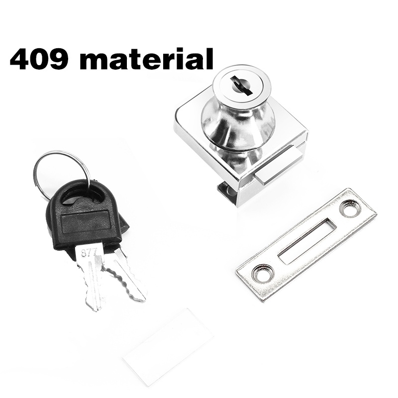 407409 Showcase Lock For 58mm Push Sliding Glass Door Display