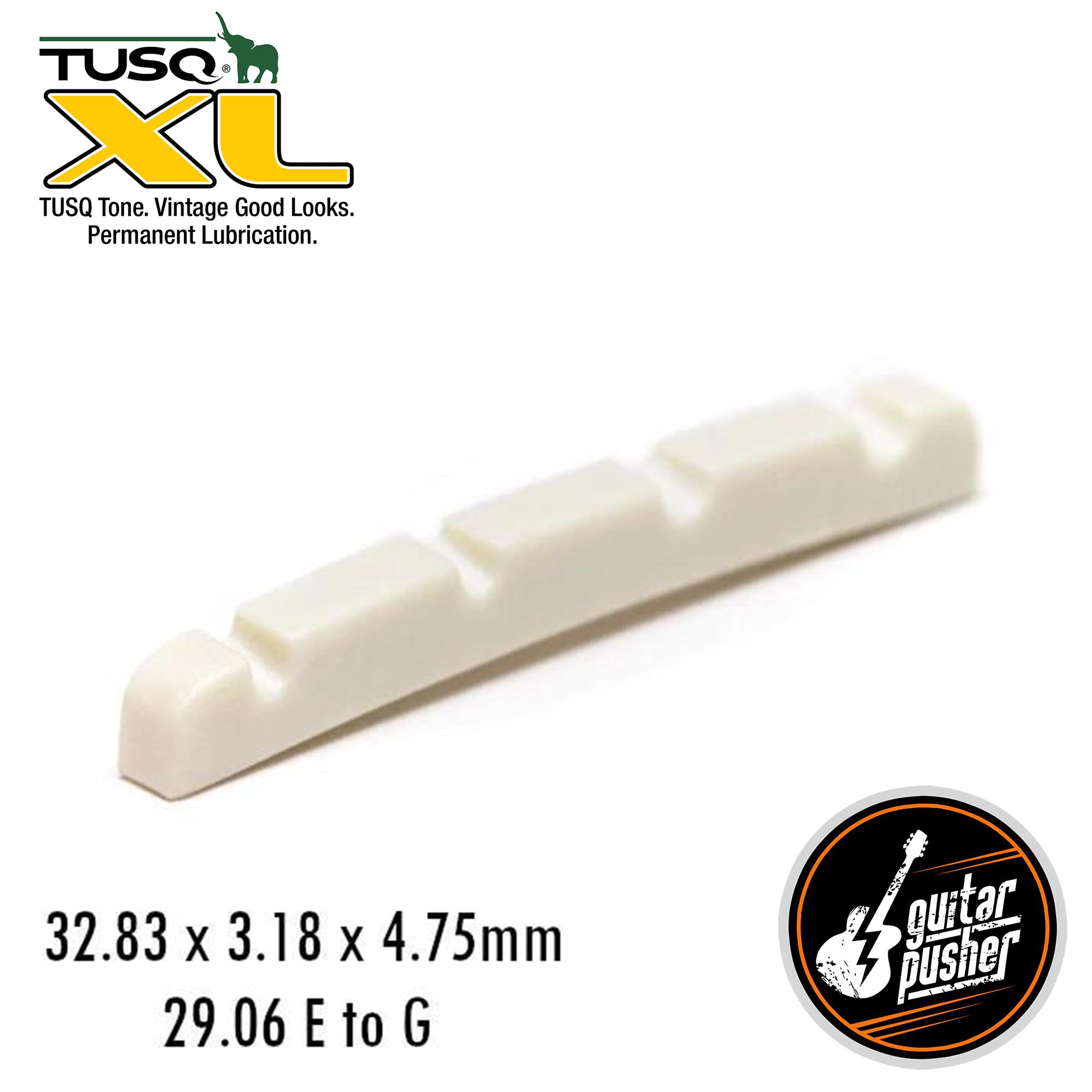 Tastiera Custom Dado Per Basso Graph Tech Tusq PQ-1214-00 - Per Fender Jazz Bass A 4 Corde, Nuovo E Originale Dado Fender Jazz Bass - Foto 2