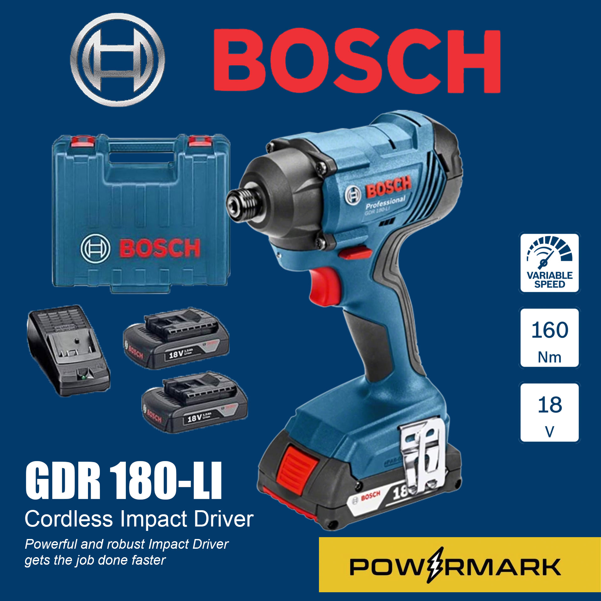 Bosch Gdr 180 Li Cordless Impact Driver [powermark Bct] Lazada Ph