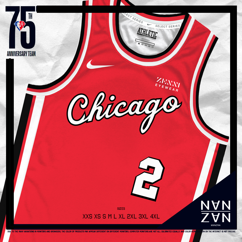 Buy 2022 Chicago Bulls 75th online