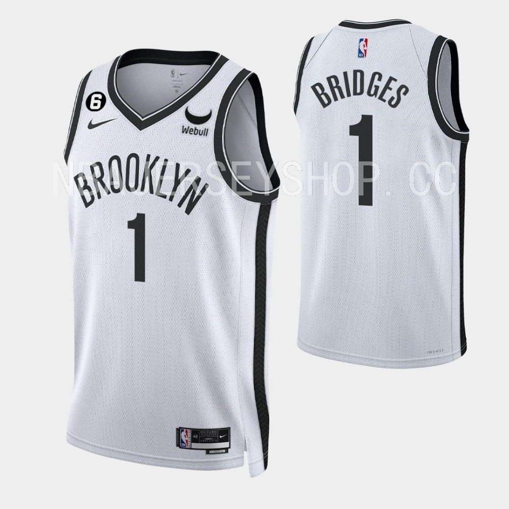 Mikal Bridges Brooklyn Nets Fanatics Authentic Game-Used #1 White City  Jersey vs. Milwaukee Bucks on February 28, 2023 - Size 48+4