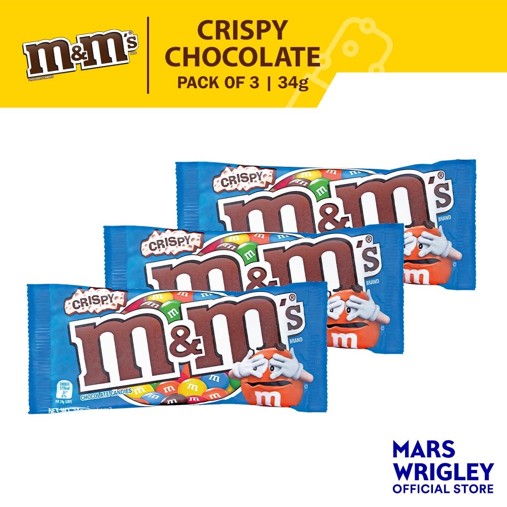 M&M Crispy Chocolate Candies 34g