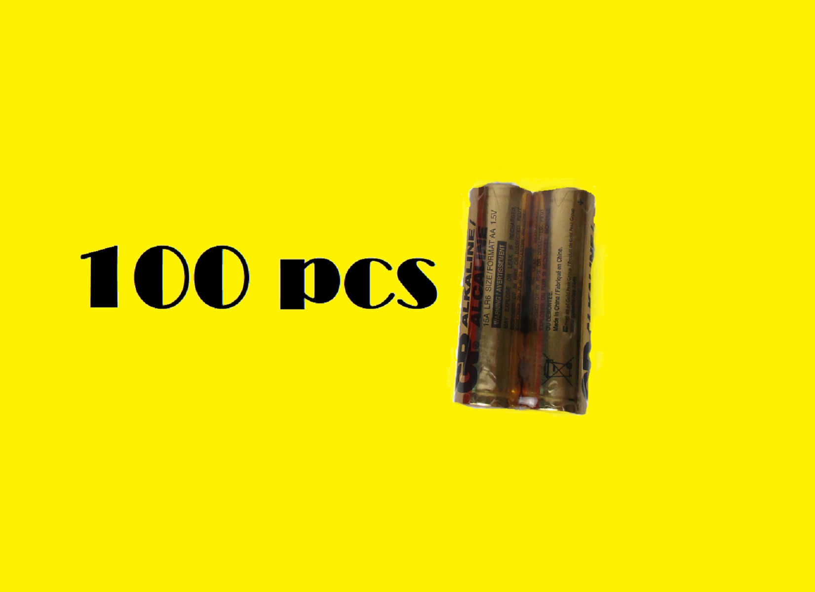 GP Alkaline AA batteries pack of 100 pcs Lazada PH