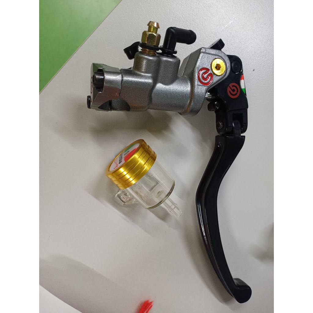 durable BREMBO BRAKE MASTER CLUTCH P19 SET LEFT / RIGHT WITH 1 CAP