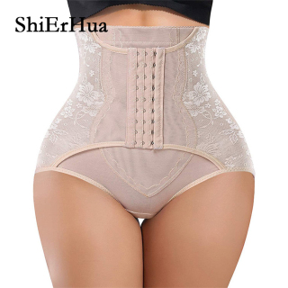ShiErHua Quần lót kiểm soát bụng cho phụ nữ Dụng cụ tạo dáng cơ thể eo cao thon gọn hơn thumbnail