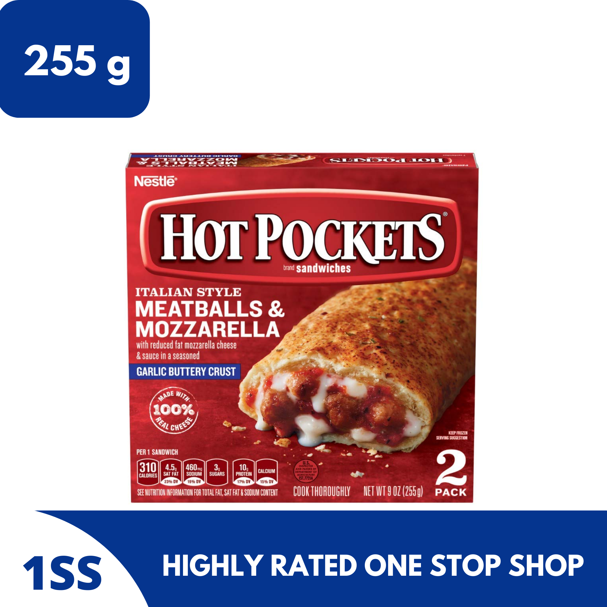 Nestle Hot Pockets Meatballs & Mozzarella, 255g | Lazada PH