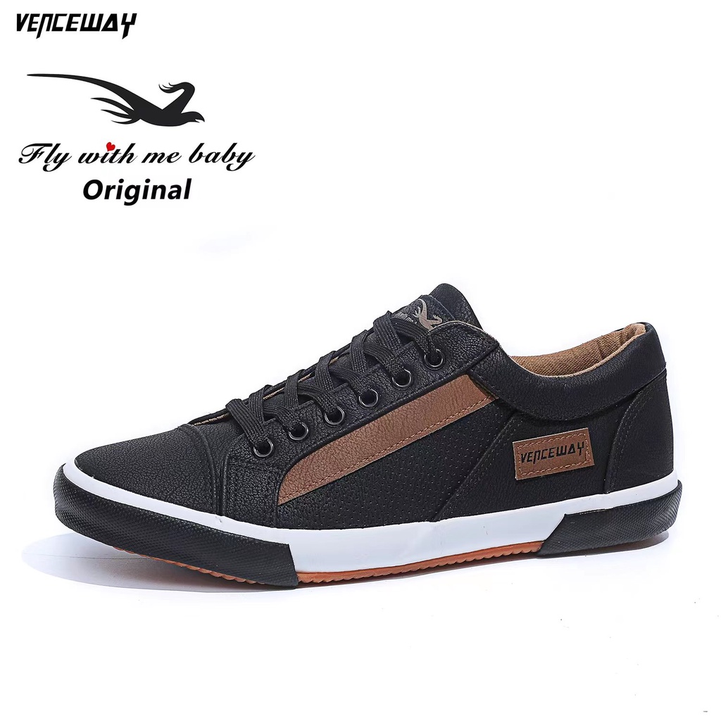 Venceway Men Shoes Leather Shoes For Men Running Shoes For Mens White Sneaker Shoes For Men 9599