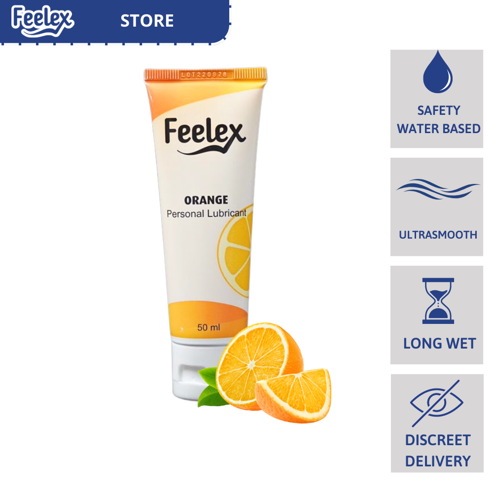 Feelex Personal Lubricant Orange Premium Sex Gel - 50ml | Lazada PH