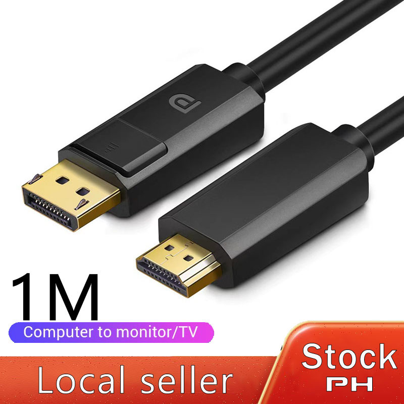 4K DP DisplayPort (Source) HDMI (Display) Cable 4K Display Port to HDMI ...