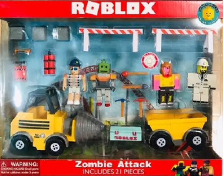 Roblox 21 Pcs Zombie Attack Playset Lazada Ph - roblox zombie attack playset code