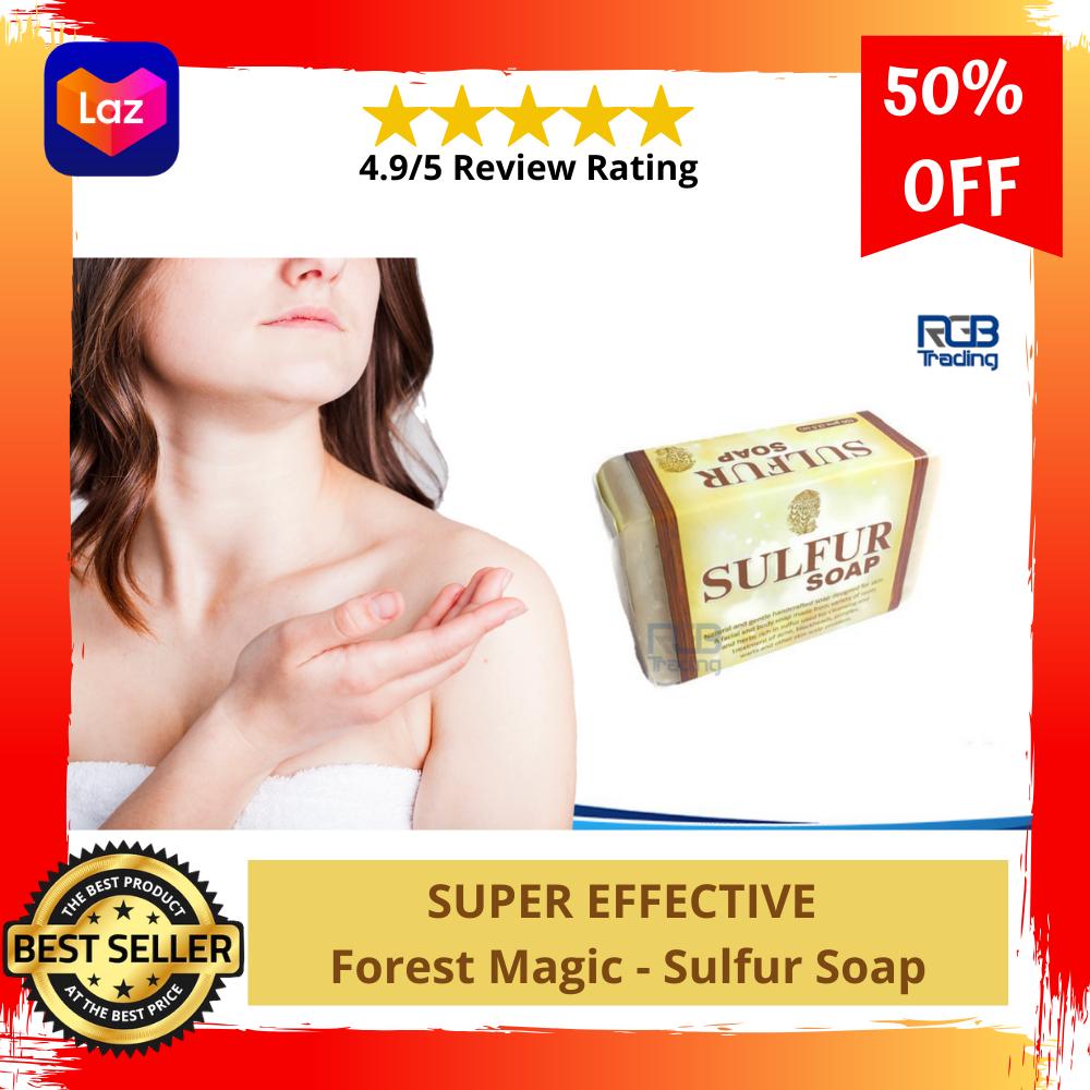 Authentic Sulfur Soap Acne Treatment By Forest Magic Fda Approved Whitening Soap Vitamins Beauty Anti Acne Organic Soap Skincare Skin Care Ultra Whitening Natural Soap Gluta Glutathione Soap Anti Acne Anti Pimple
