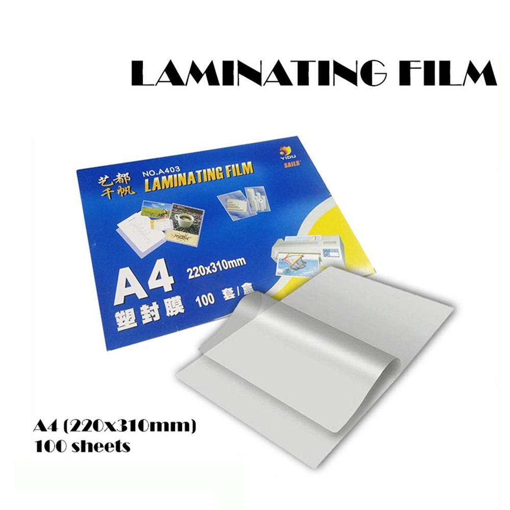 220 x 310mm A4 LAMINATING FILM [100 SHEETS] Lazada PH