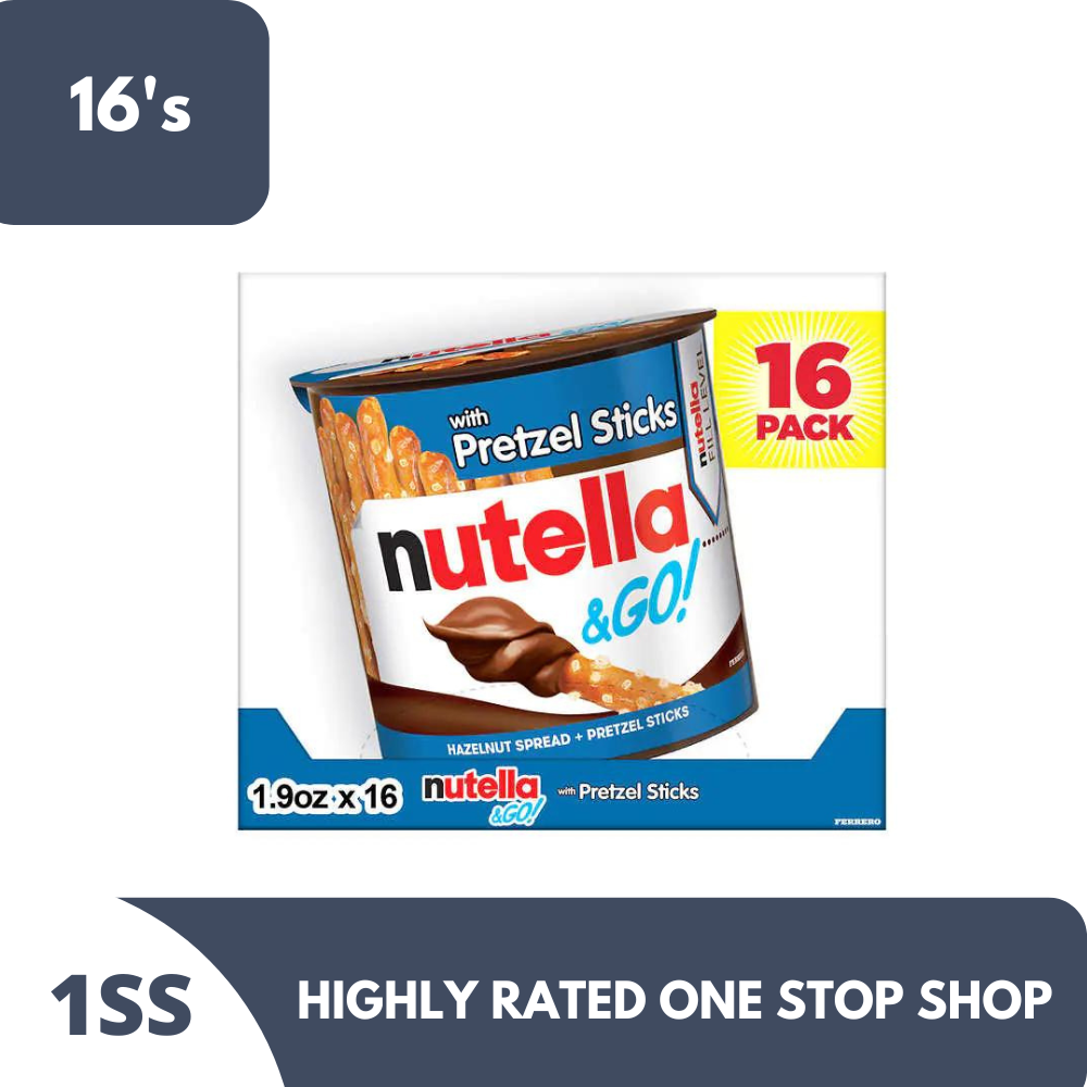 Nutella Go with Pretzel Sticks 1.9 oz x 16 Lazada PH