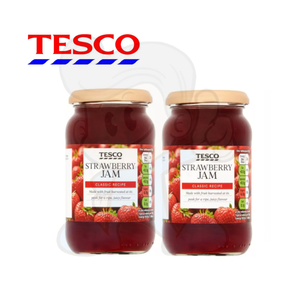 Tesco Strawberry Jam (2 x 454g) Lazada PH