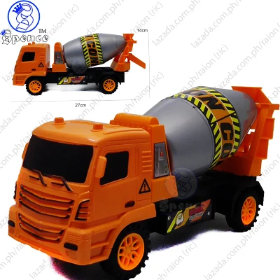 Spence Cement Mixer Friction Powered Truck Toy RIC (A2933SP) Raion Play Vehicles Toys Toy for Boys Toy for Kids